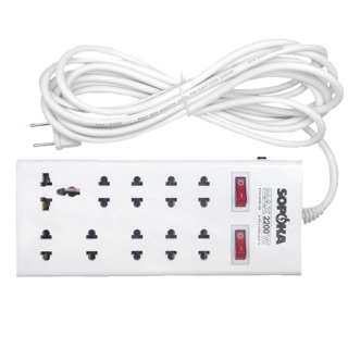Ổ cắm điện 10 ổ cắm kèm dây dài 2,5m SOPOKA