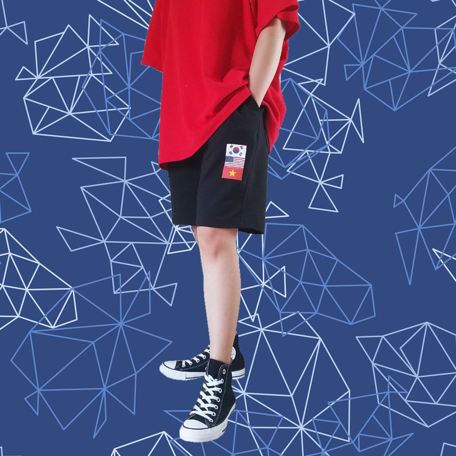 Quần short unisex flag