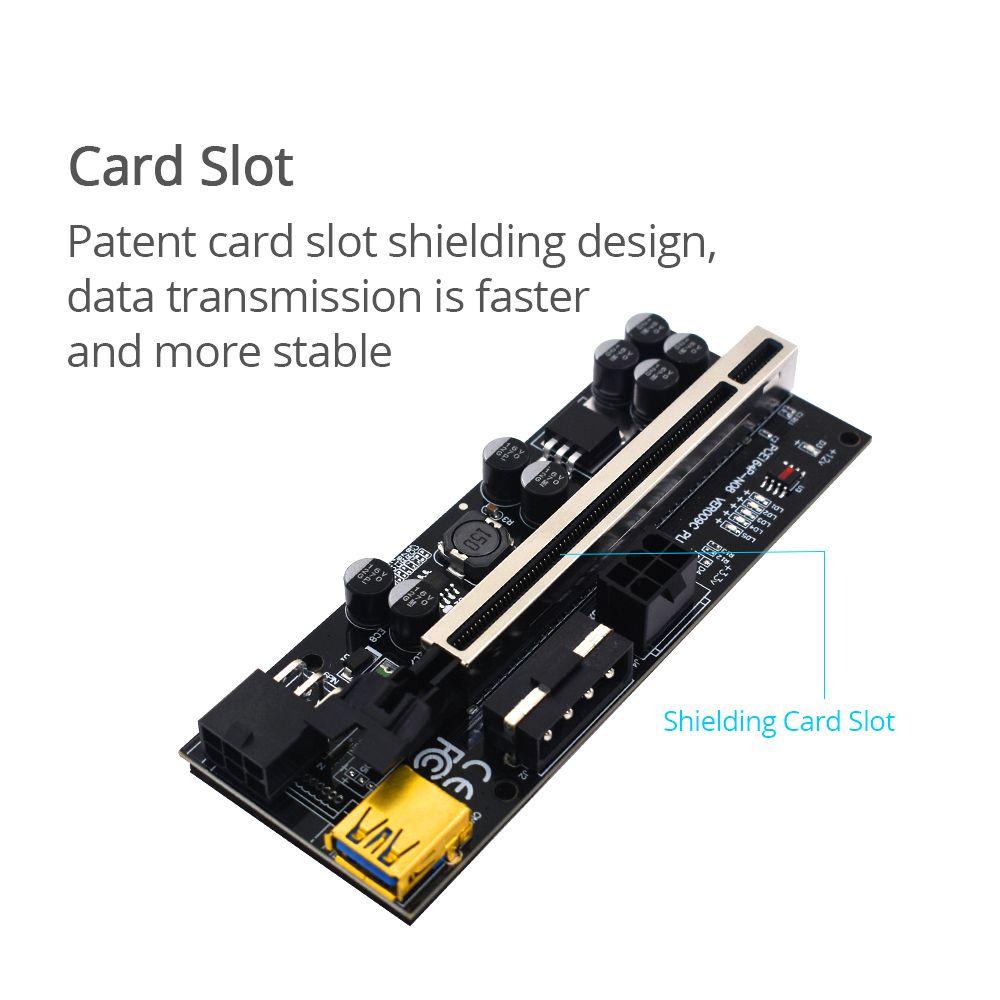 Thẻ Video PCI Express 6pin Có Đèn LED
