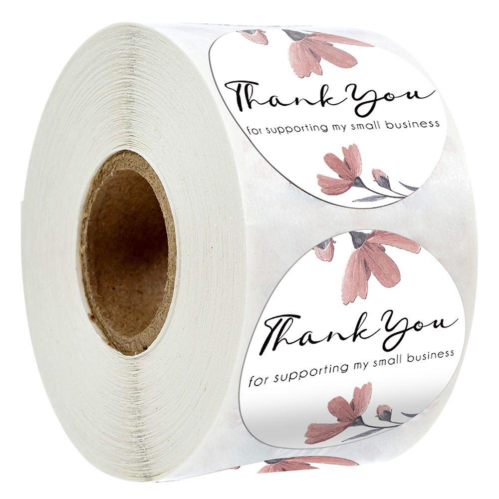 NIUYOU Cuộn 500 Nhãn Dán &quot;Thank You&quot; Cho Buổi Tiệc