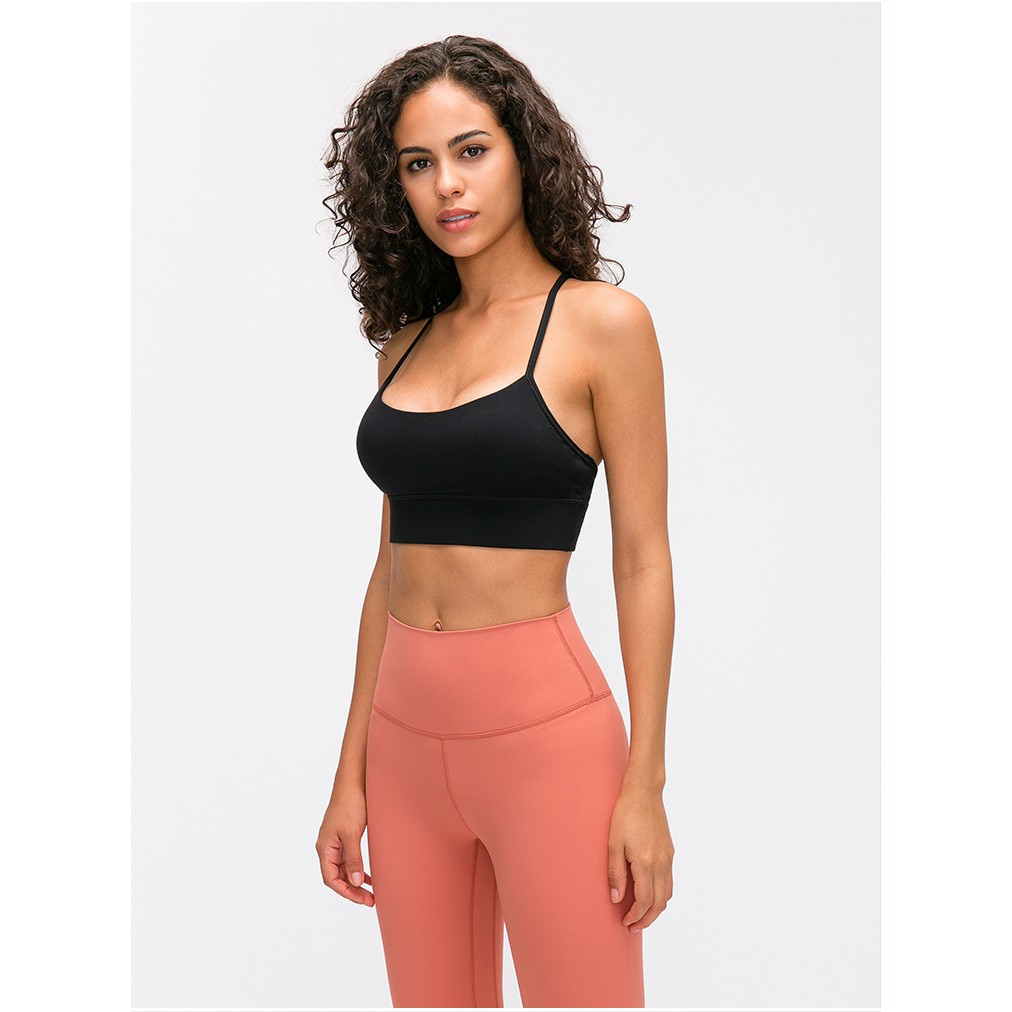 Áo tập thể thao Lululemon Flow Y Bra Nulu Long Line - Áo lót thể thao Lulu không logo