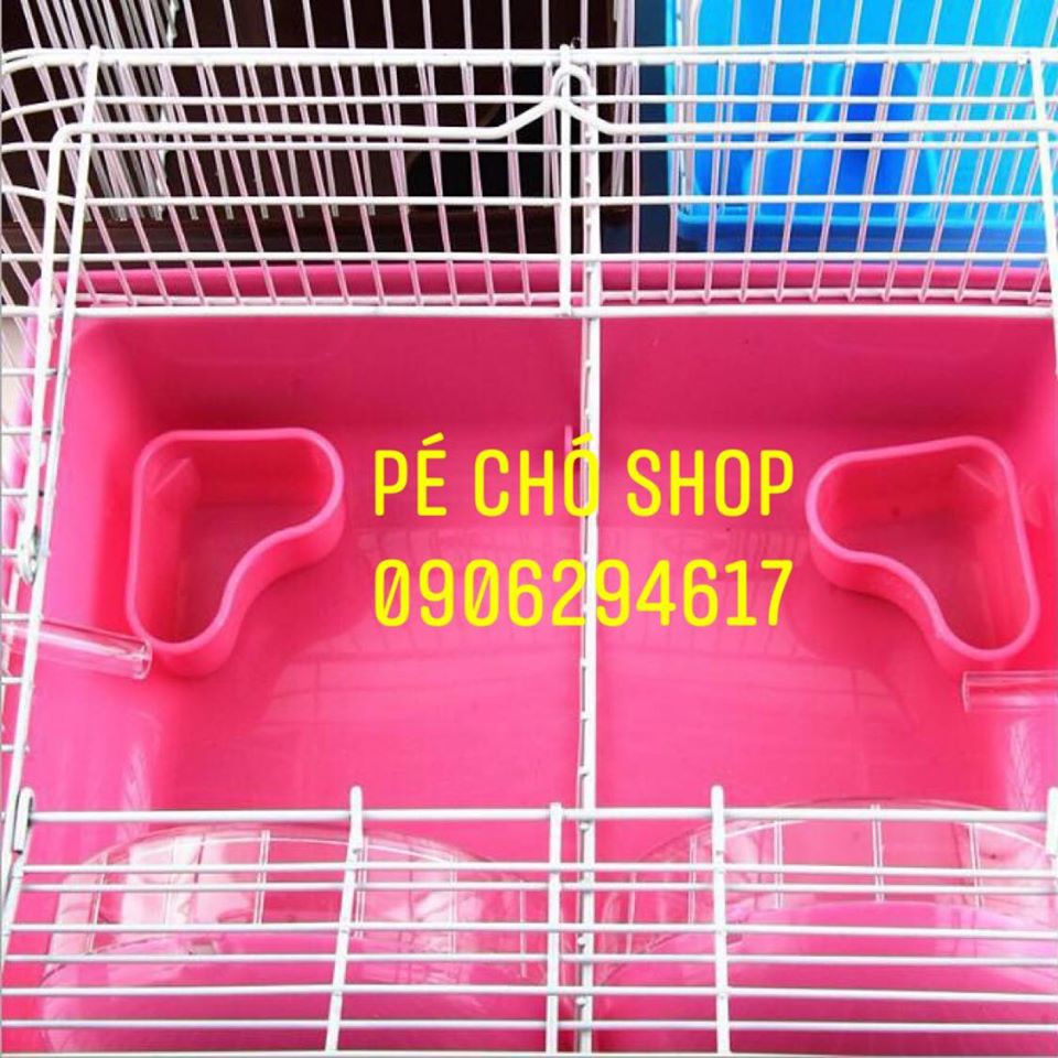 Lồng hamster ngăn đôi tiện lợi ,có thể tách đẻ .