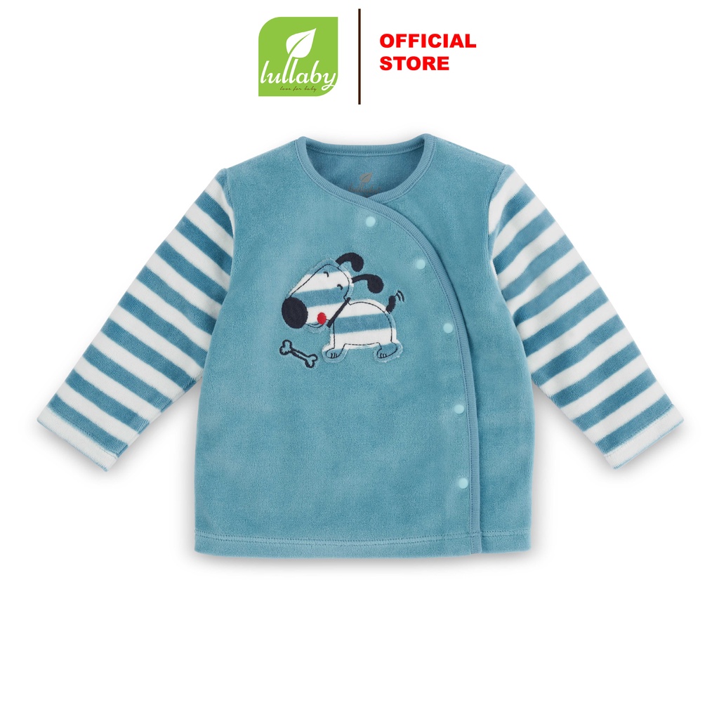 LULLABY Áo cài lệch băng lông NH0518