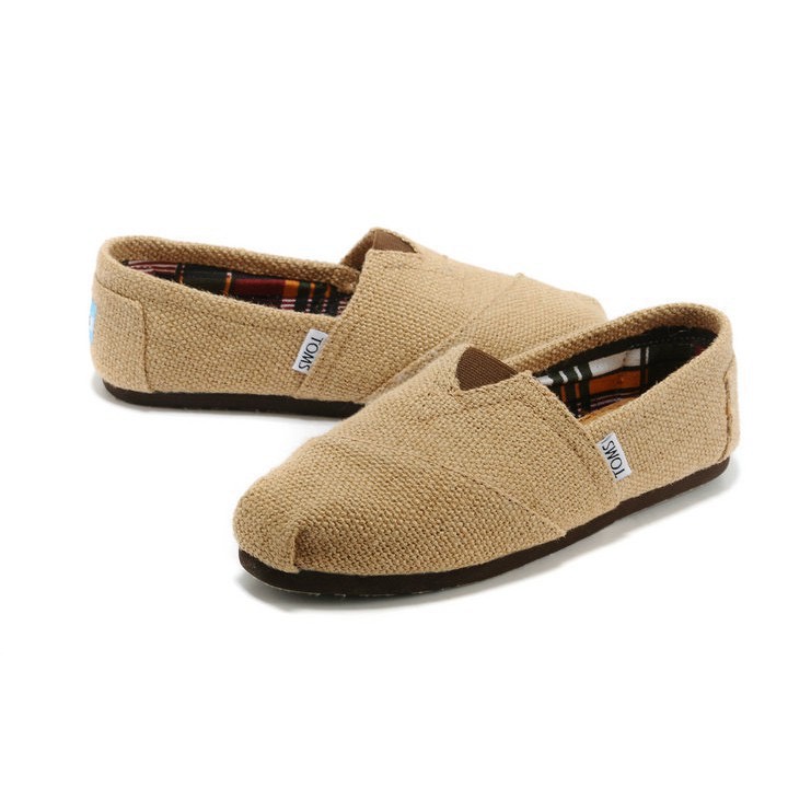 🎉PROMO🎉🍒💯 Toms Giày Lười Vải canvas 100% Chính Hãng Thời Trang Cho Nam