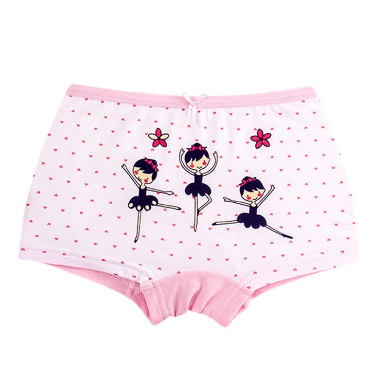 Bộ 2 Quần Lót Cotton Xinh Xắn Dành Cho Bé Gái