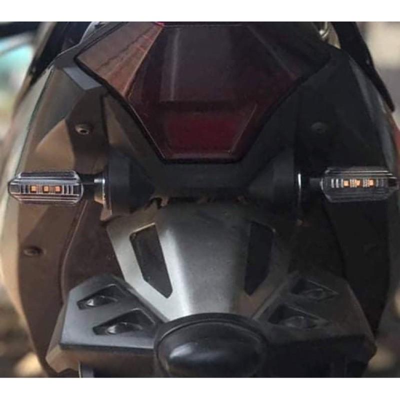 Đèn xi nhan K4 HIDU CHÍNH HÃNG kiểu vario mini 3 led sáng vàng cho các dòng xe winner X, ex 150, NVX, MSX, CBR