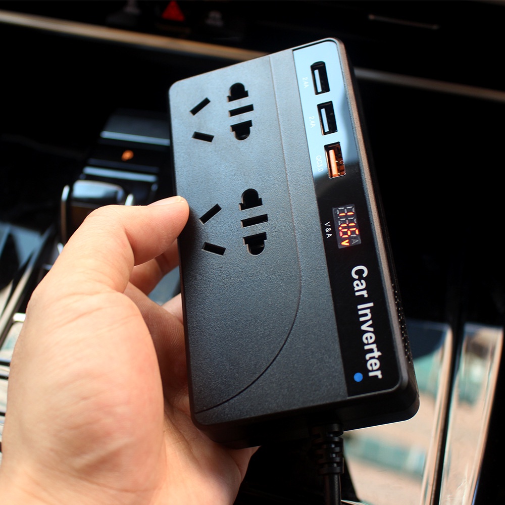 Bộ Chuyển Đổi Nguồn Điện DC 12V Sang AC 110V/220V 200W