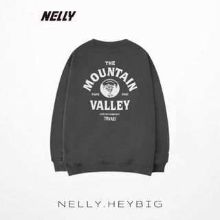 Áo sweater nỉ bông nelly dáng unisex form rộng VALLEY
