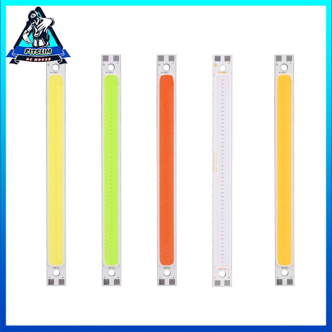 Dải ánh sáng LED 12V 10W 120 * 10mm COB Năm màu ánh sáng Chip ánh sáng tự làm tùy chọn