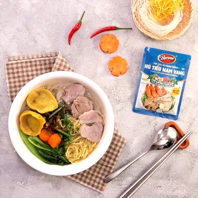 Xốt gia vị hoàn chỉnh Barona - Hủ tiếu Nam Vang