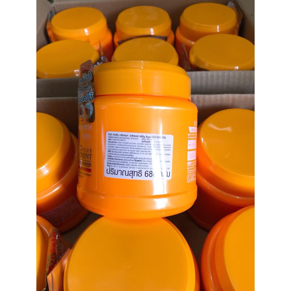 Kem hấp dầu phục hồi hư tổn tóc Boya Hair Treatment Q10 500g Thái Lan | BigBuy360 - bigbuy360.vn