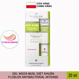 Gel ngừa mụn Floslek Antibacterial Intense Gel 20ml