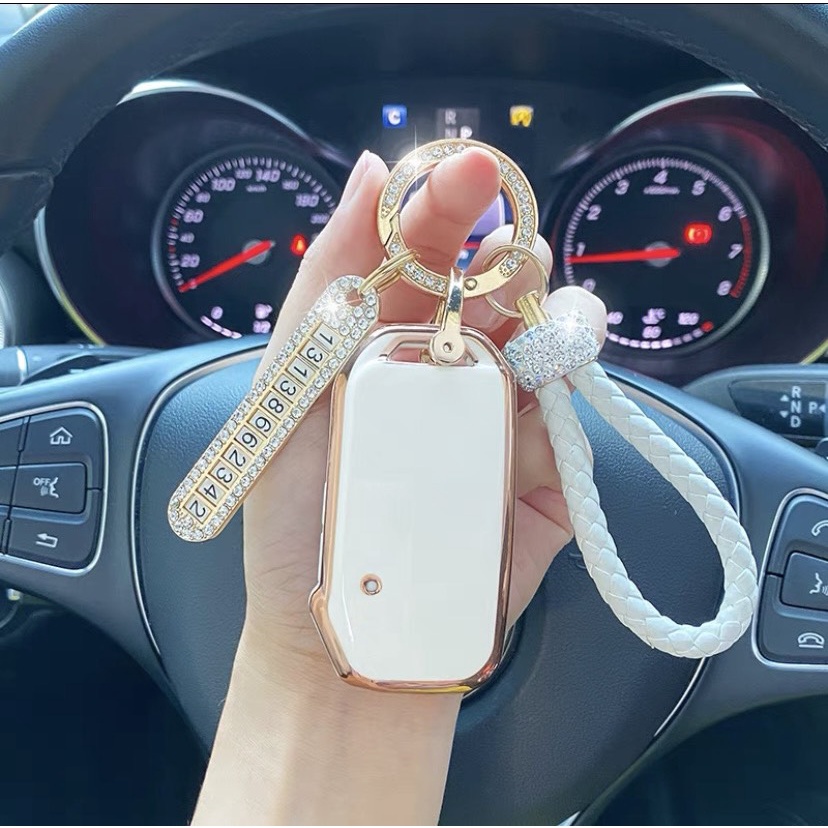 Ốp bảo vệ chìa khóa KIA Cerato, K5, K3 , Sorento , Optima 3 Nút Bấm Mạ Vàng Cao Cấp - Ốp Khóa Xe KIA K3,Cerato,Sorento
