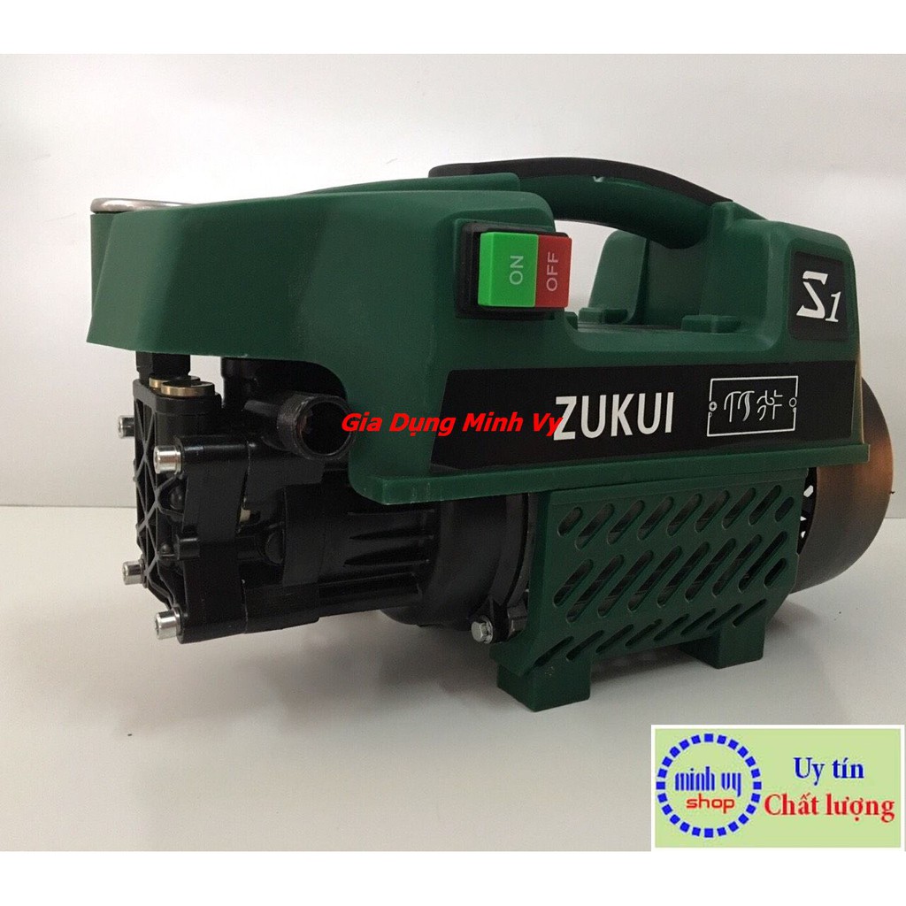 Máy rửa xe Zukui S2 S1 S3 - motor từ công suất 2000W - Màu vàng (Osaka) - tự ngắt - Bảo hành 12 tháng