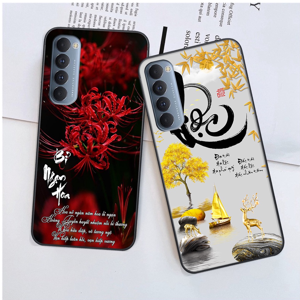 Ốp lưng Oppo RENO 4 / RENO 4 PRO in hình chữ tài chữ lộc, Cha Mẹ, bình an SIÊU ĐẸP