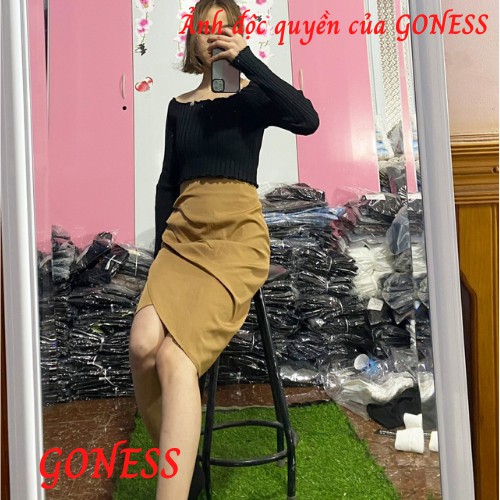 Chân váy Goness cánh tiên lụa không nhăn không xù phong cách Hàn Quốc | BigBuy360 - bigbuy360.vn