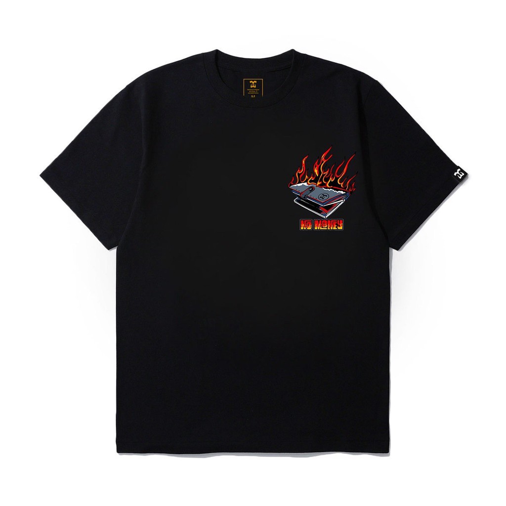 Áo thun Teeworld No Money T-shirt Trắng Đen Form rộng Unisex Nam Nữ