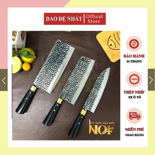 Dao Phúc Sen Bộ 3 dao nhà bếp làm từ thép Nhíp cao cấp chống gỉ