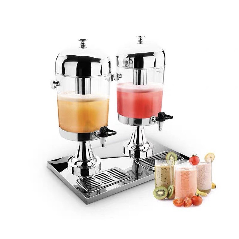 Bình đựng nước ép trái cây 2 vòi, bình hoa quả 16L