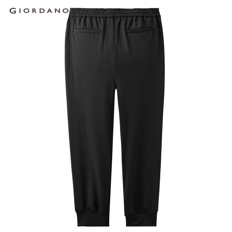 GIORDANO MEN Wrinkle-free elastic waistband banded cuffs pants 01110113
