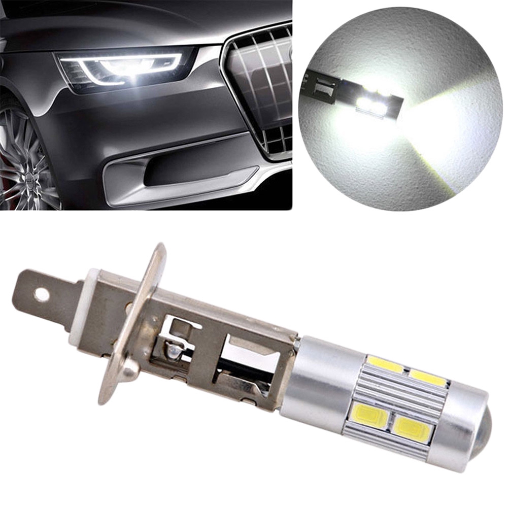 1 Bóng Đèn Led Ban Ngày 5630 5730 H1 / H3 10smd Cho Xe Hơi