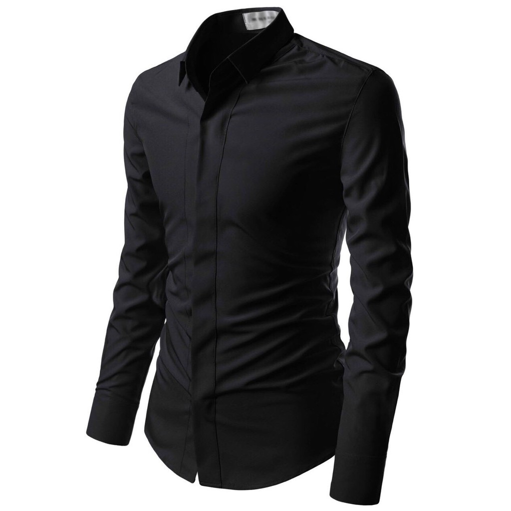 [Mã SKAMLTSM9 giảm 10% đơn 99K] Áo sơ mi nam dài tay giấu nút LV741 | BigBuy360 - bigbuy360.vn