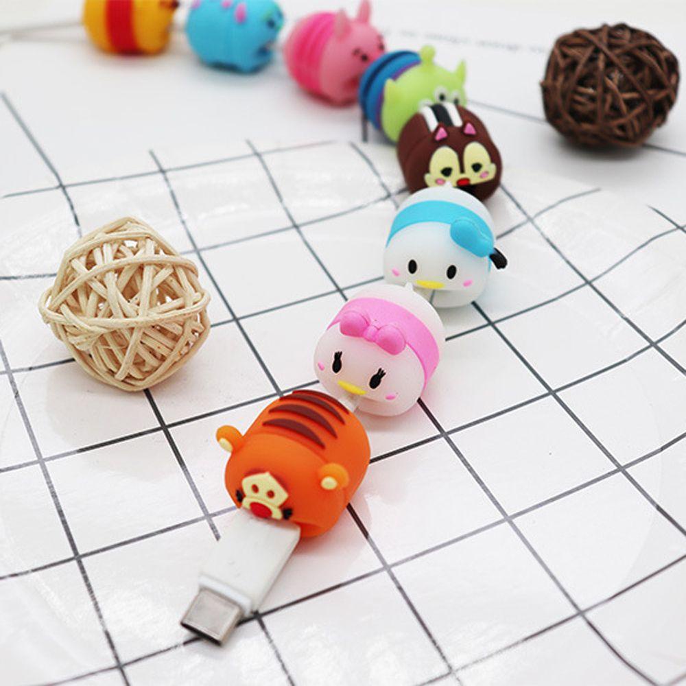 Selens Phụ Kiện Bảo Vệ Dây Cáp Sạc USB Hình Động Vật Đáng Yêu