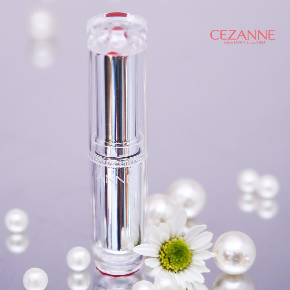 [Nhật nội địa] Son môi Cezanne Lasting Gloss Lip thỏi son dưỡng bóng nhiều màu 3.2g