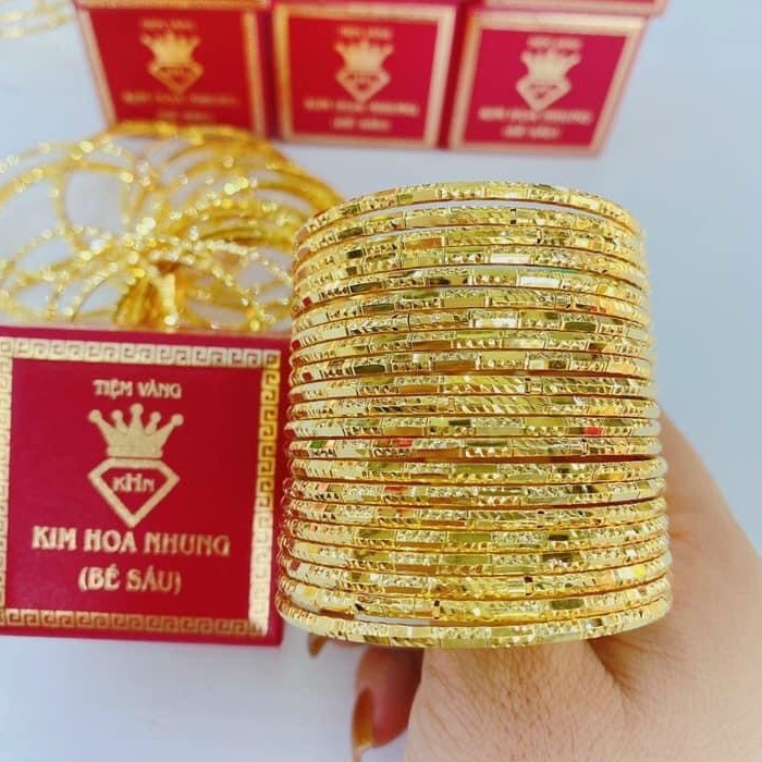 Ximen Bộ 7 Chiếc Khóa Bấm Gia Công Công Phu - Bền Màu, Không Đen, Không Ngứa, Đủ Size, Chuẩn Màu Vàng