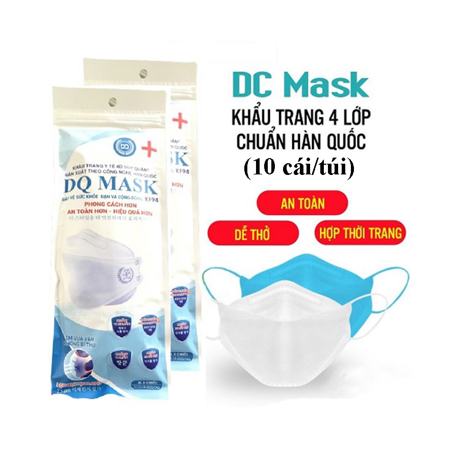 Khẩu trang KF94 Duy Quân mask - Gói 10 cái