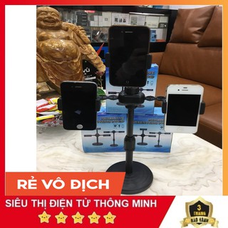 Giá Đỡ Kẹp Điện Thoại LiveStream, Giá Đỡ 3 Điện Thoại Livestream Để Bàn, Cây Live Stream Chuyên Nghiệp Giá Rẻ