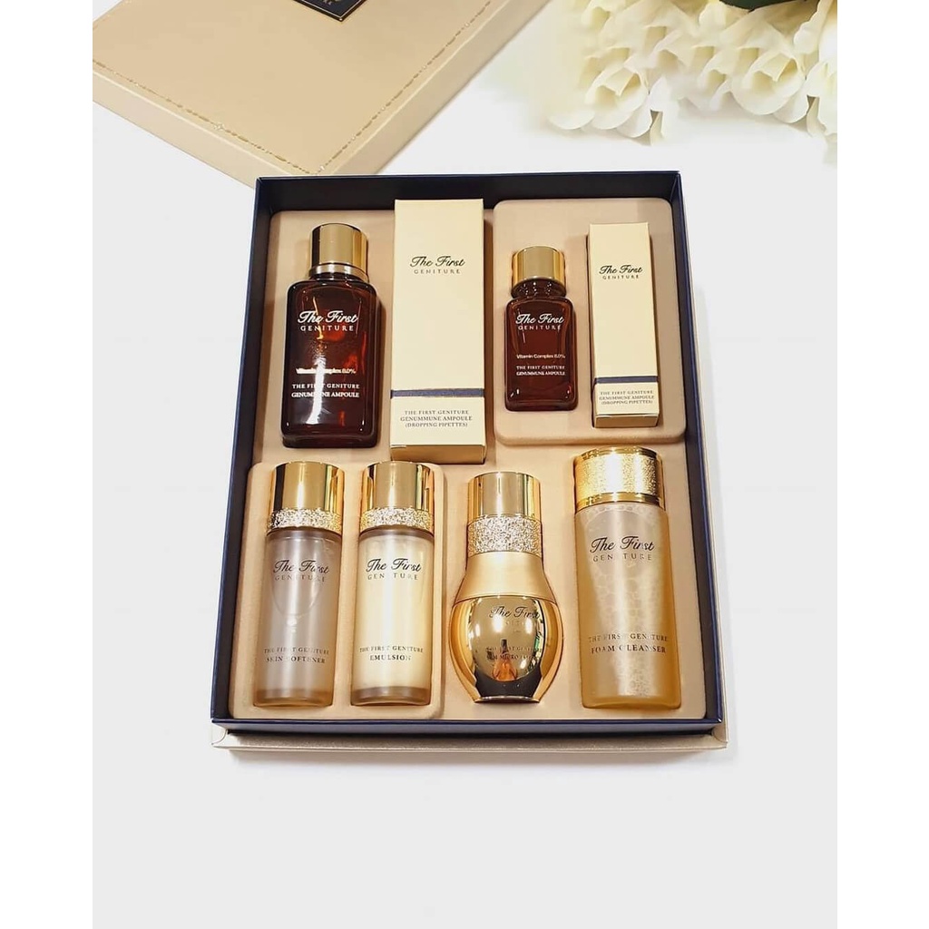 ⚡hàng mới⚡VITAMIN COMPLEX 8.0% OHUI THE FIRST GENITURE GRNUMMUNE AMPOULE_trắng da mờ thâm