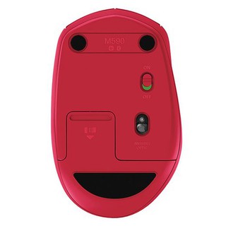 Chuột không dây Logitech M590 - màu đỏ