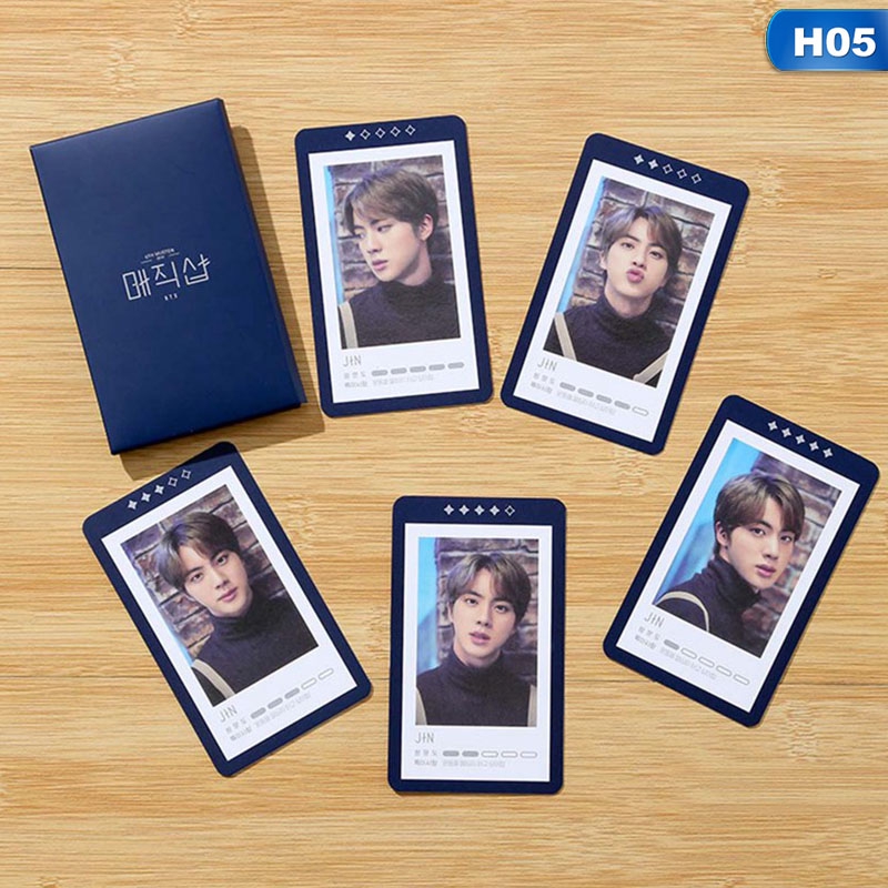 Set 5 tấm ảnh in hình nhóm nhạc BTS 5TH MUSTER MAGIC SHOP