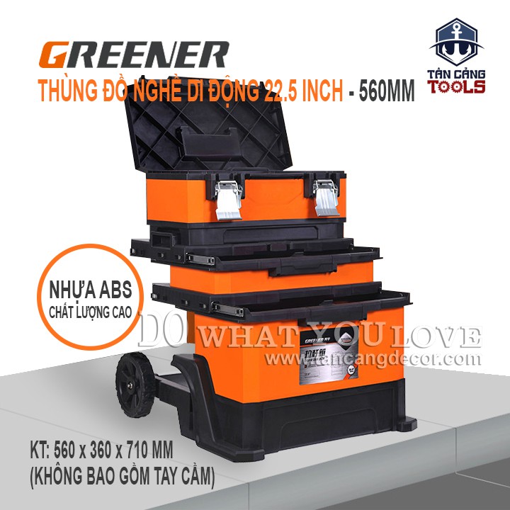 Thùng Đồ Nghề Di Động 22.5 Inches Greener