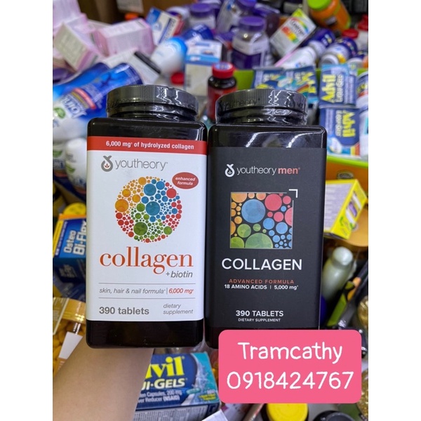 collagen men,colagen men 390 viêncollagen youtheory men type 1 2 3