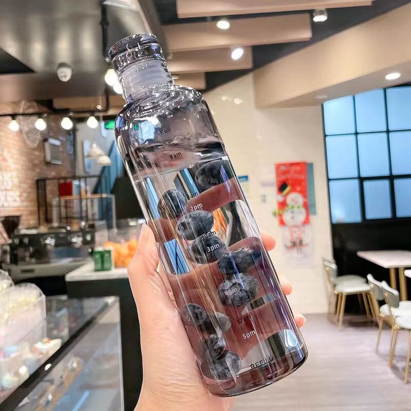 Bình Nước Bằng Nhựa Trong Suốt Chống Rò Rỉ Thiết Kế Đơn Giản