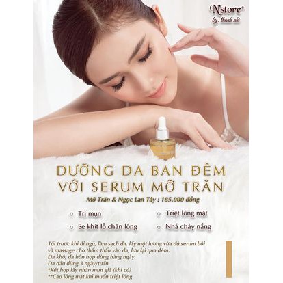 [Chính Hãng] Mỡ Trăn Ngọc Lan Tây N'store Triệt Lông Mặt, Nách, Tay, Chân, Body, Bikini, Dưỡng Da, Chấm Mụn Hiệu Quả 24h