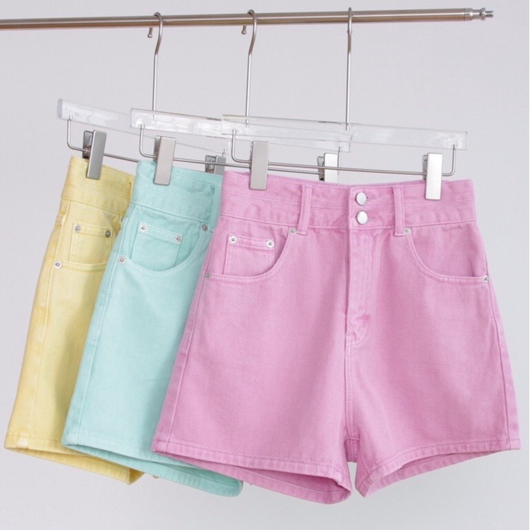 Quần short kaki 2 nút lưng cao lật lai xinh xắn (SK1104)
