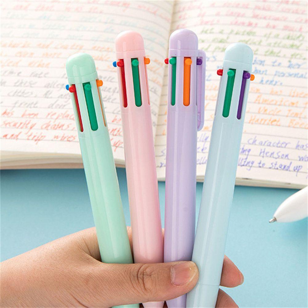 Bút bi 6 trong 1 MMULCK đa năng 6 màu sắc lựa chọn