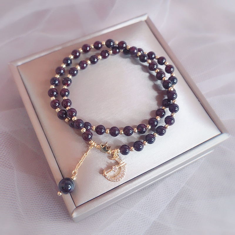 [Hàng Mới Về] Vòng Đeo Tay Đính Pha Lê 4mm Dành Cho Nữ