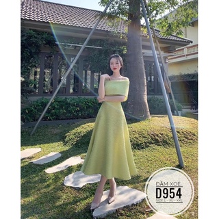 ẢNH THẬT (60-90KG) MINSTORE Bigsize Đầm xoè D954