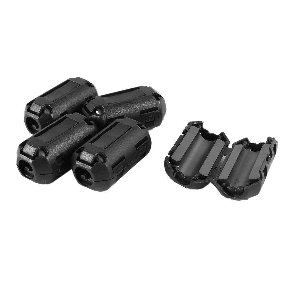 Lõi Lọc Lõi Ferritina Mini 5Mm Màu Đen 25 (L) X10 (W) Mm Kẹp Nhựa
