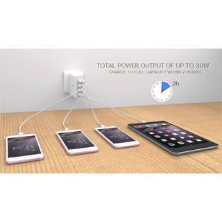 Sạc điện thoại USB Orico DCW-4U - 4 cổng 2.4A
