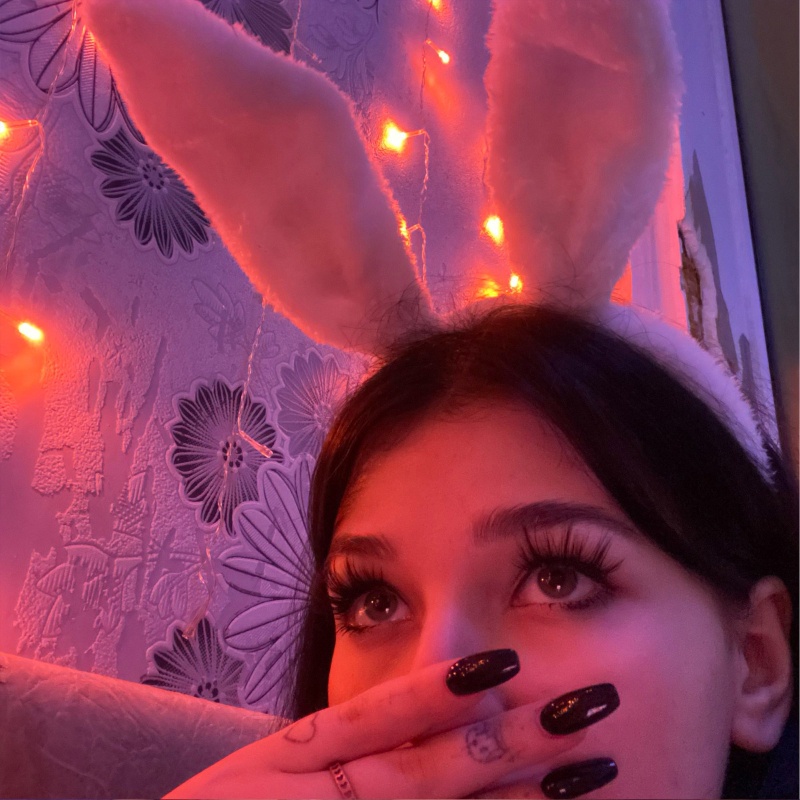 Băng Đô Tai Thỏ Có Đèn Led Phong Cách Lolita