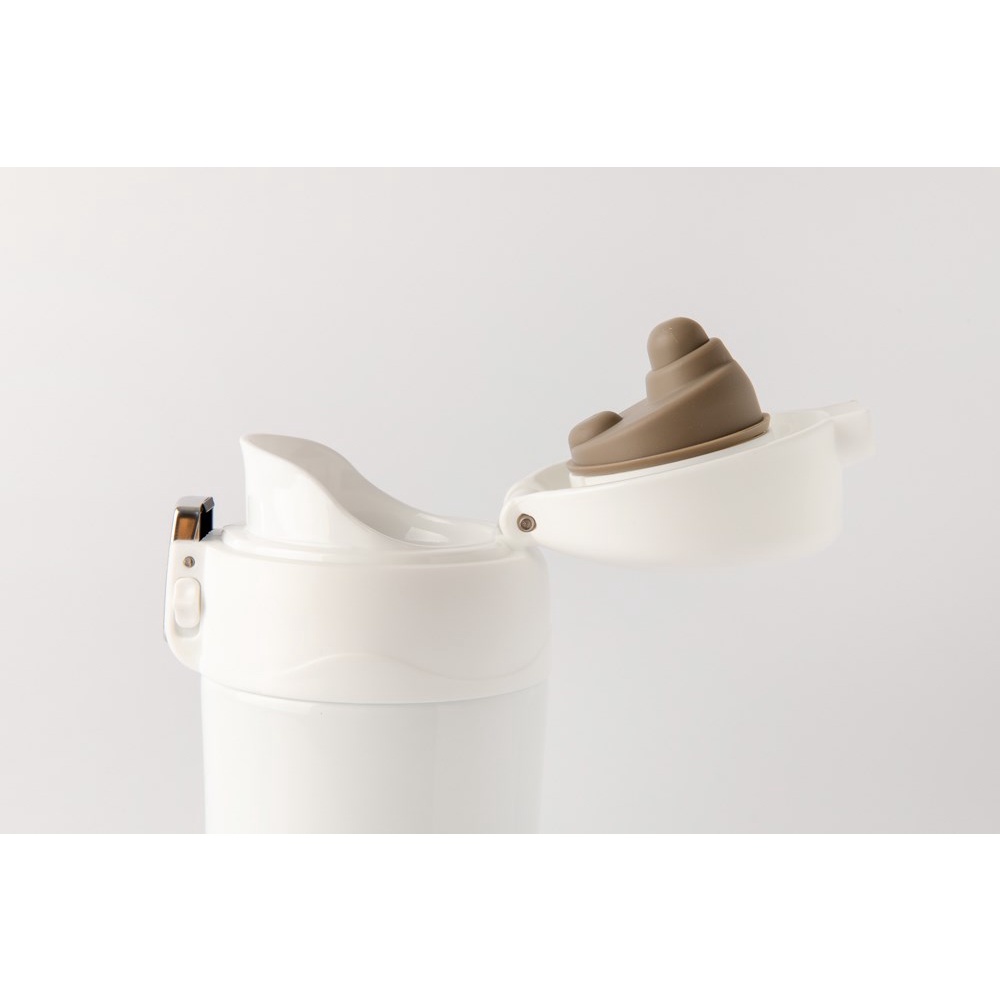 Bình Uống Nước Tumbler ARTBOX Hàn Quốc Màu Trắng Có Nút Ấn