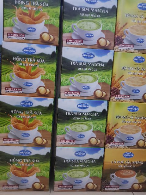 Cà phê macca, trà sữa maccaca (sỉ 1 thùng 20 hộp) | BigBuy360 - bigbuy360.vn