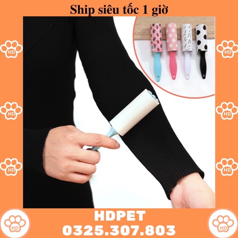 Cây Lăn Bụi Quần Áo, Cây Lăn Bụi Ghế Sofa, Chăn Ga, Lông Chó Mèo Đa Năng Mini Cầm Tay Medimix
