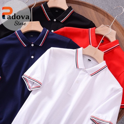 Áo thun nam trơn có cổ chất liệu vải cotton cá sấu, thiết kế đơn giản, mẫu mới năm 2021 PADOVA – PV 06 | BigBuy360 - bigbuy360.vn