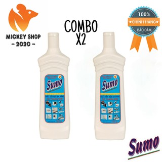 COMBO 2 Chai Chất tẩy rửa đa năng Sumo chai 700g - Trắng